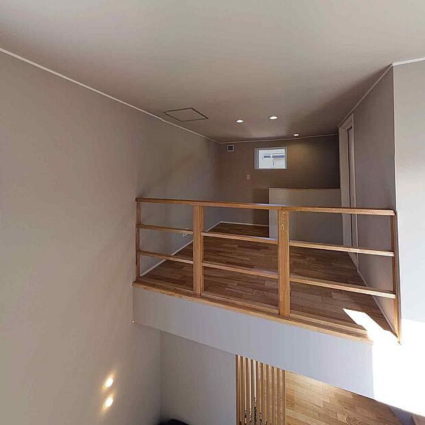 ロフトとリビング空間の繋がり