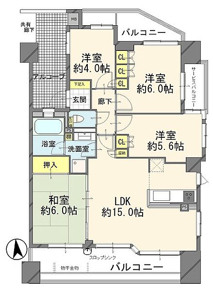 間取り：309000098270