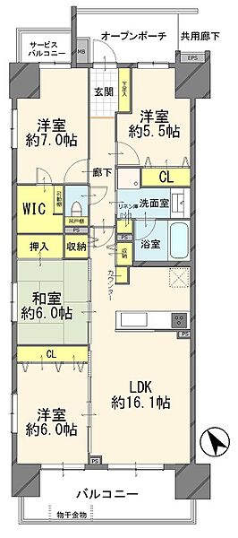 間取り：309000092270