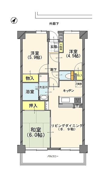 間取り：309000098555