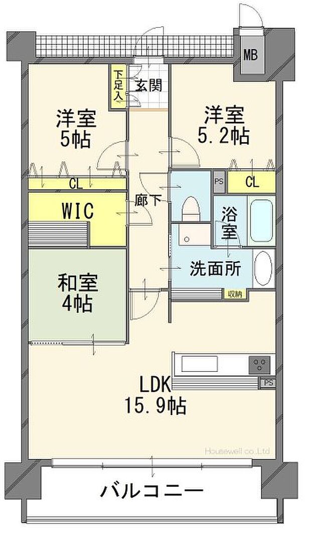 アルファステイツ東宿郷(3LDK) 13階のその他画像