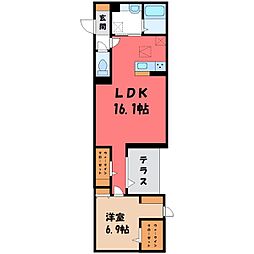 間取図画像 1LDK