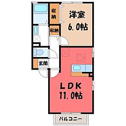 JR東北新幹線 宇都宮駅 バス40分 駒生町下車 徒歩3分 1階/-