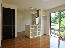 JR東北本線 宇都宮駅 バス15分 富士見ヶ丘団地下車 徒歩6分の賃貸テラスハウス 1階2LDKのリビング/ダイニング