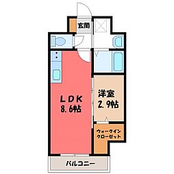 間取図画像 1LDK