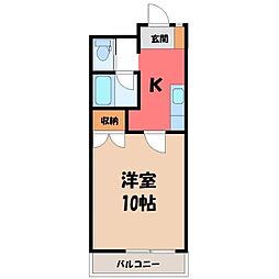 間取図画像 1K