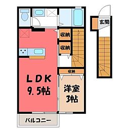 JR東北本線 宇都宮駅 バス21分 西中丸下車 徒歩11分