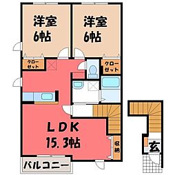 東武宇都宮線 安塚駅 3.2km