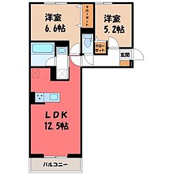 宇都宮芳賀ライトレール線 峰駅 徒歩28分 2階/-