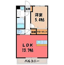 東武宇都宮線 江曽島駅 徒歩18分