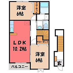 JR東北本線 雀宮駅 バス11分 雀宮南小西下車 徒歩9分