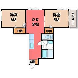 宇都宮芳賀ライトレール線 駅東公園前駅 徒歩24分 2階/-