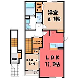 間取図画像 1LDK