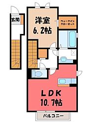 JR東北本線 宇都宮駅 バス23分 十九夜前下車 徒歩5分 2階/-