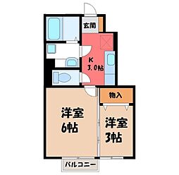 JR両毛線 栃木駅 徒歩28分 1階/-