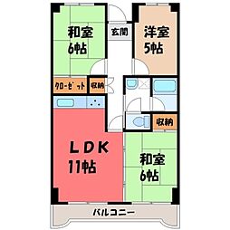 JR水戸線 結城駅 徒歩16分 3階/-
