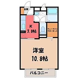 JR東北本線 宇都宮駅 3.9km 2階/-