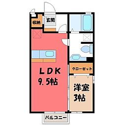 JR東北本線 宇都宮駅 バス16分 西三の沢下車 徒歩5分