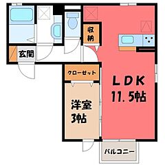 物件の間取り