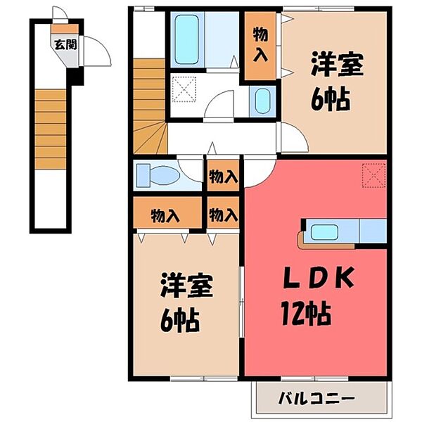 apartment 栃木県河内郡上三川町大字上蒲生
物件地図