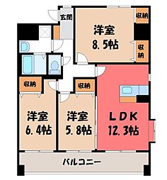 JR東北本線 宇都宮駅 徒歩13分