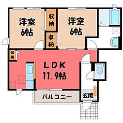 JR東北本線 雀宮駅 徒歩12分