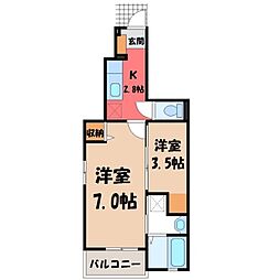 JR東北本線 岡本駅 徒歩34分