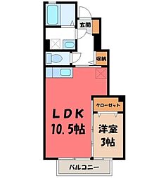 東武宇都宮線 南宇都宮駅 徒歩31分 1階/-