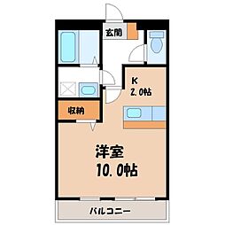 クライムドア ワンルームの間取図画像