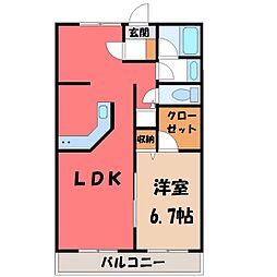 メルローズプレイス宇都宮 3階