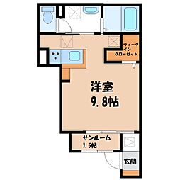 JR東北本線 宇都宮駅 徒歩15分 1階/-