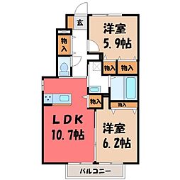 JR東北新幹線 宇都宮駅 バス17分 スーパーオータニ前下車 徒歩14分 1階/-