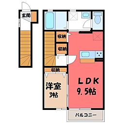 JR東北新幹線 宇都宮駅 バス21分 上戸祭小入口下車 徒歩8分 2階/-