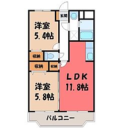 東武宇都宮線 南宇都宮駅 3.2km 1階/-