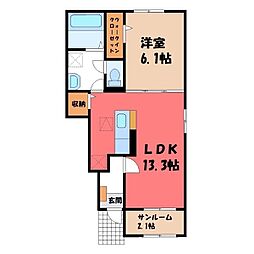 JR東北本線 雀宮駅 徒歩16分