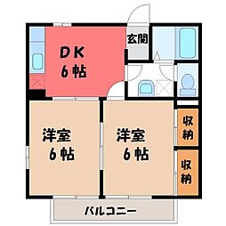 JR日光線 鹿沼駅 バス10分 緑町2丁目南下車 徒歩5分