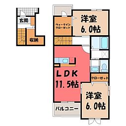 コンフォート B 2階/-