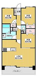 間取図画像 3LDK