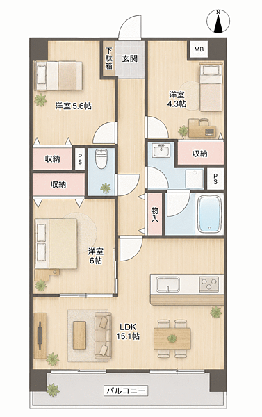 間取り：327002777605