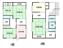 飯田市高羽町　中古戸建 5SDKの間取り