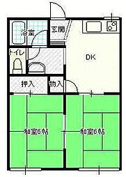 間取図画像 2DK