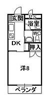 パレ・ド・メナールＡ棟 102 ｜ 福島県郡山市字城清水（賃貸アパート1DK・1階・31.57㎡） その3