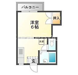 間取図画像 1DK