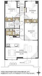 間取図画像 3LDK
