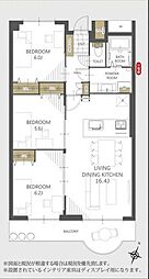 間取図画像 3LDK
