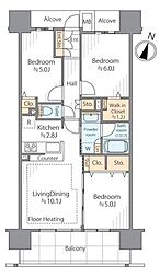 間取図画像 3LDK