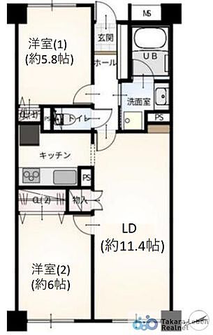 間取り シーアイマンション小松島 3階/302