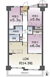 間取図画像 3LDK