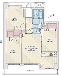 間取図画像 3LDK