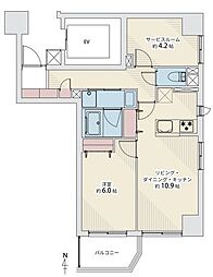 間取図画像 1SLDK
